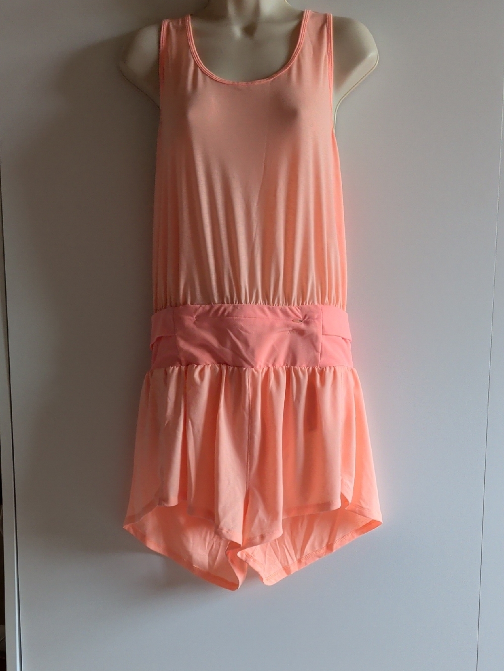 FP Movement by Free People Coral Peach Sleeveless Romper